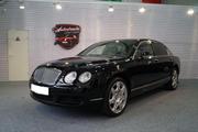 Прокат Bentley Continental Flying Spur черного и белого цвета в Астане